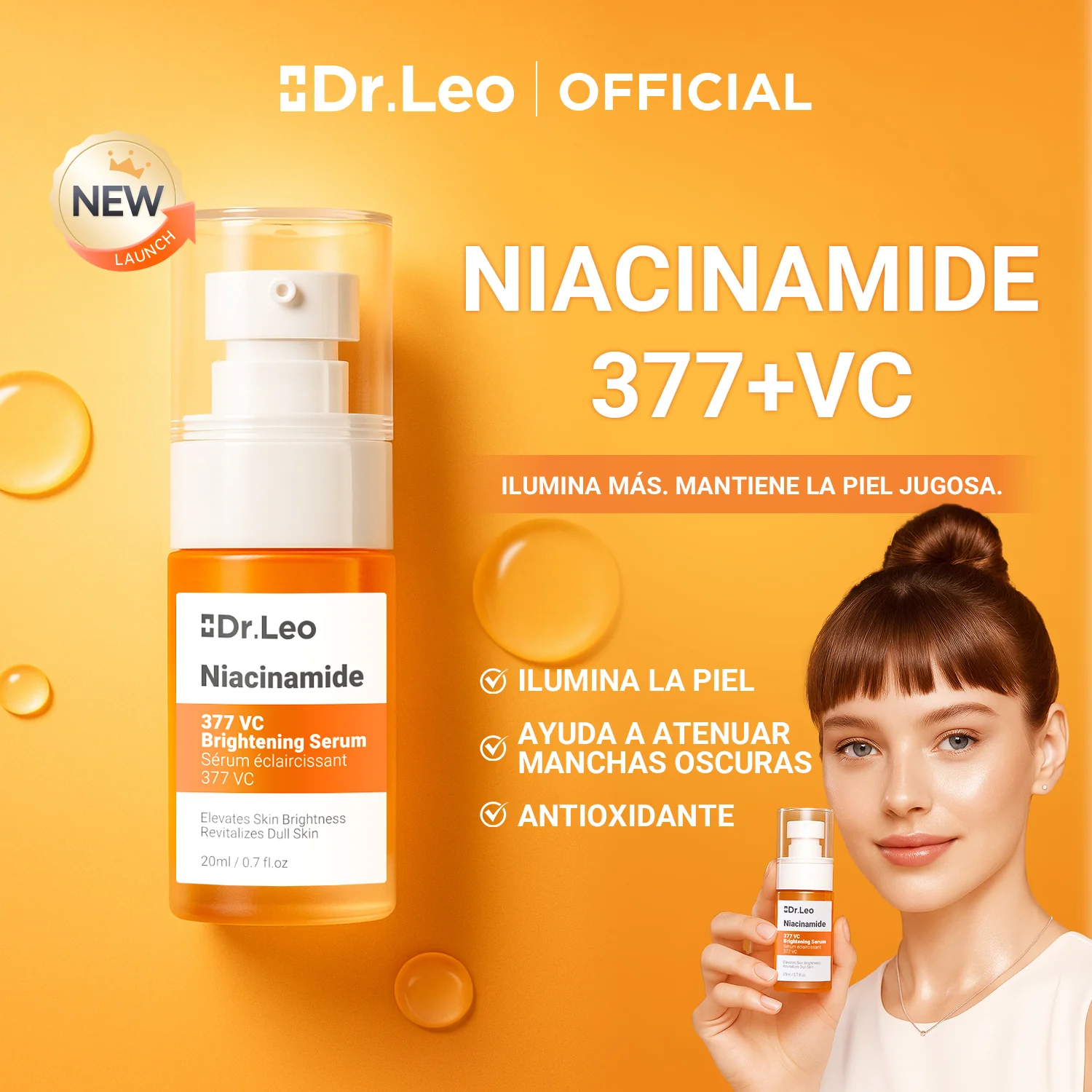 Esencia blanqueadora y eliminadora de manchas Dr. Leo 377 VC - Image 2
