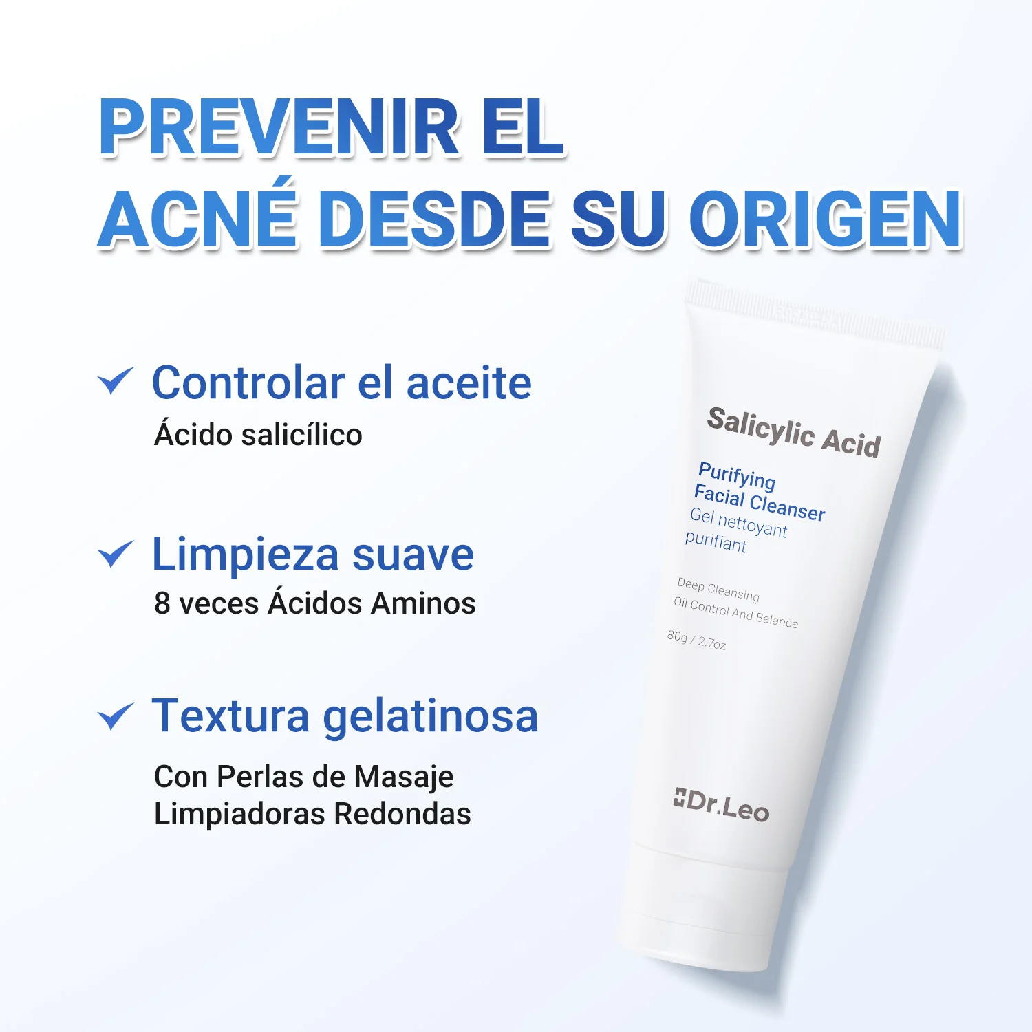 Gel Limpiador Facial Purificante con Ácido Salicílico - Image 4