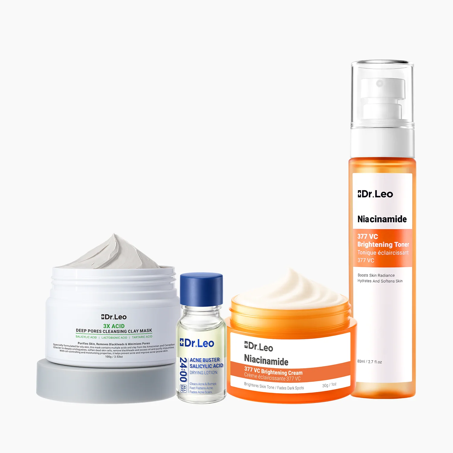 Kit Antiacné & Iluminador 4 Pasos