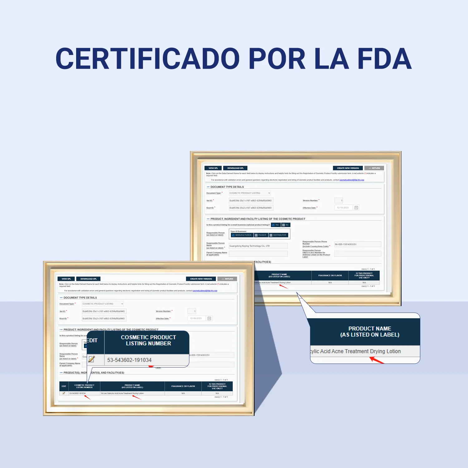 Loción para el tratamiento del acné con ácido salicílico-3 piezas - Image 7