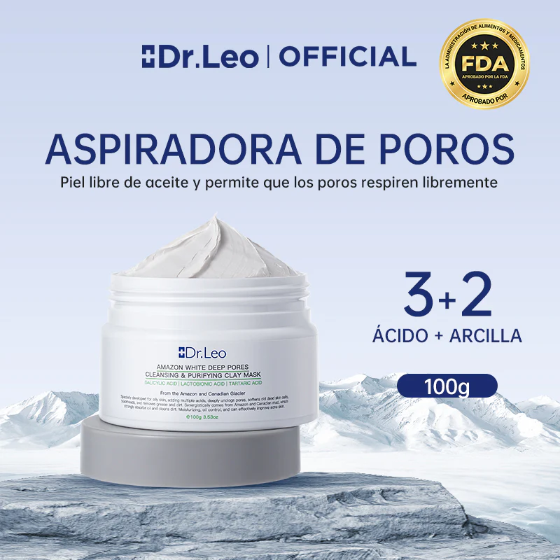 Mascarilla de Arcilla con 3 Ácidos para Limpieza Profunda de Poros-2 piezas - Image 3