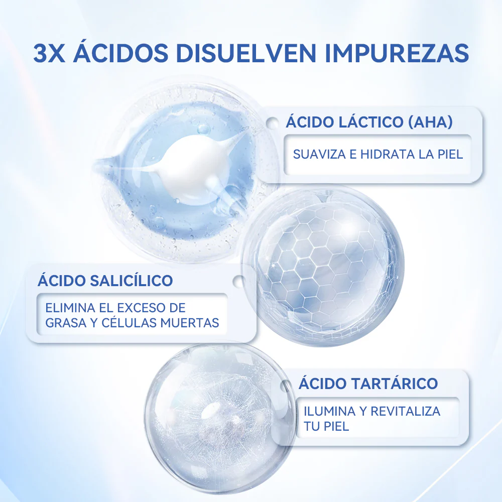 Mascarilla de Arcilla con 3 Ácidos para Limpieza Profunda de Poros-2 piezas - Image 5