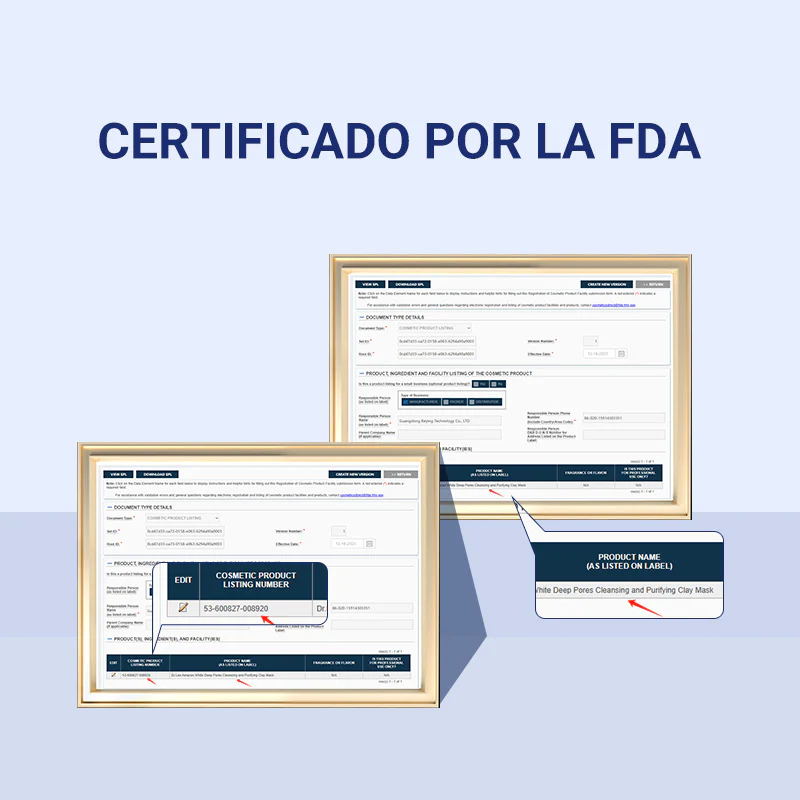 Mascarilla de Arcilla con 3 Ácidos para Limpieza Profunda de Poros-2 piezas - Image 7