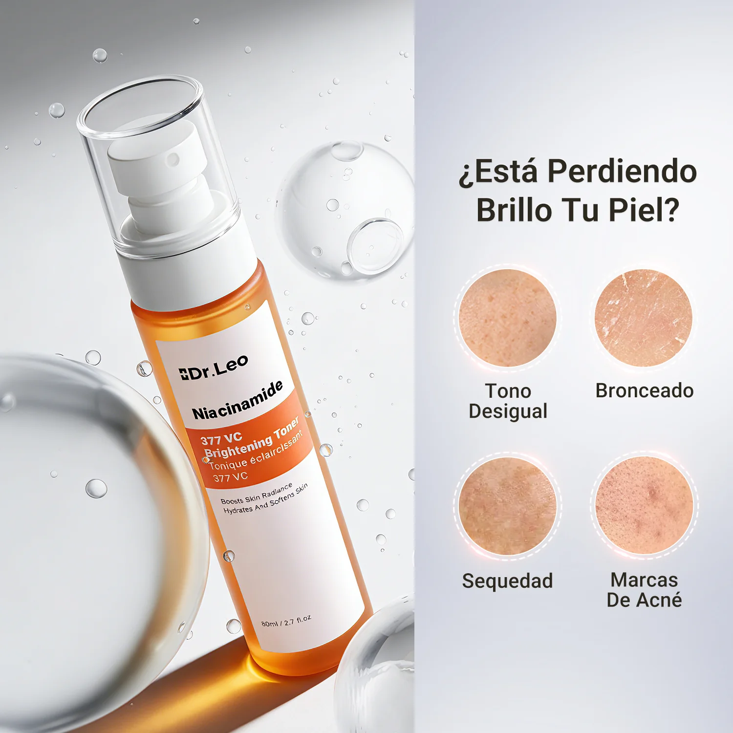 Tónico Iluminador con Niacinamida, 377 y Vitamina C - Image 3